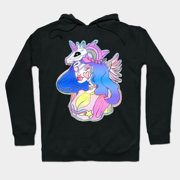 Bitches love Wishes Hoodie by Flowersintheradiator
